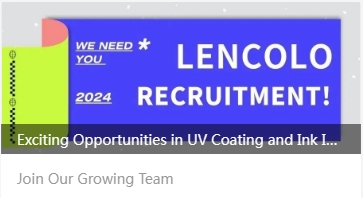 Exciting Opportunities in UV Coating and Ink Industry