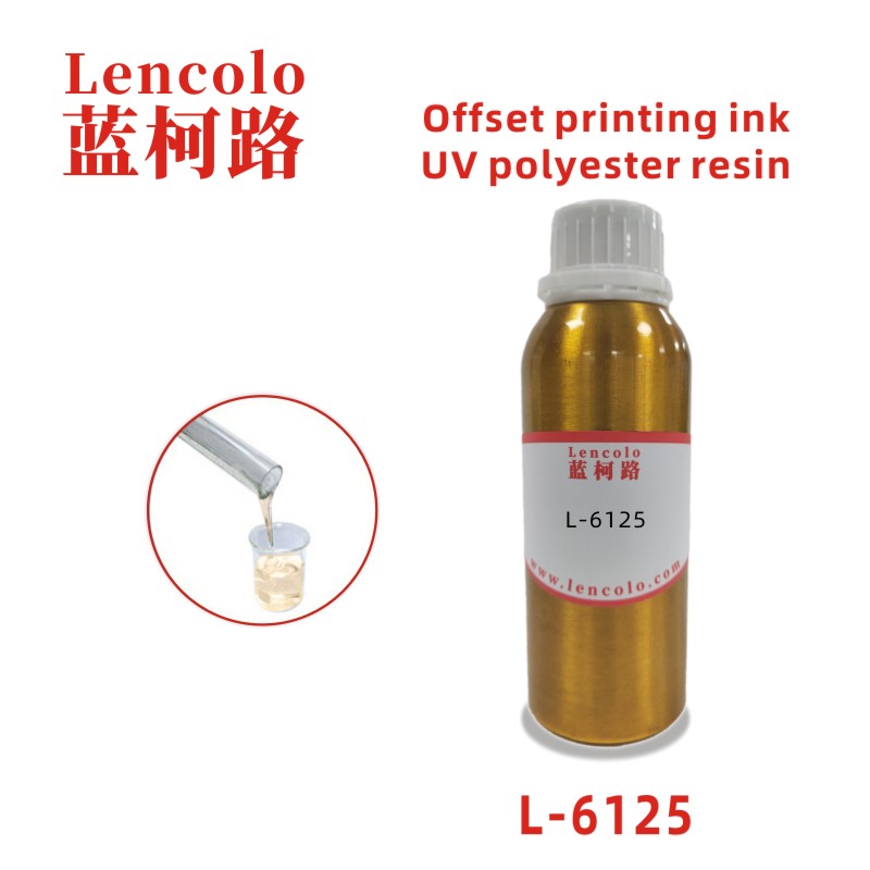 L-6125 Offset Printing Ink UV Polyester Acrylate Resin, UV Resin, UV Polyester Resin