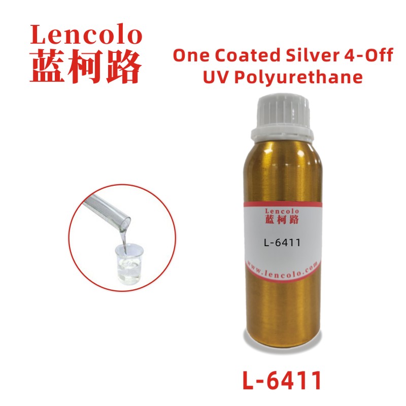 L-6411 One Coated Silver 4-off UV Polyurethane, UV Resin with Various high requirements coatings