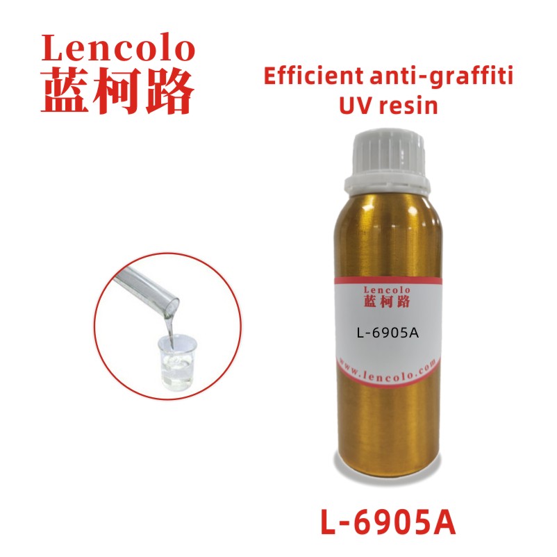 L-6905A Efficient Anti-Graffiti UV Resin, fluorocarbon modified high-reactive resin, with good leveling