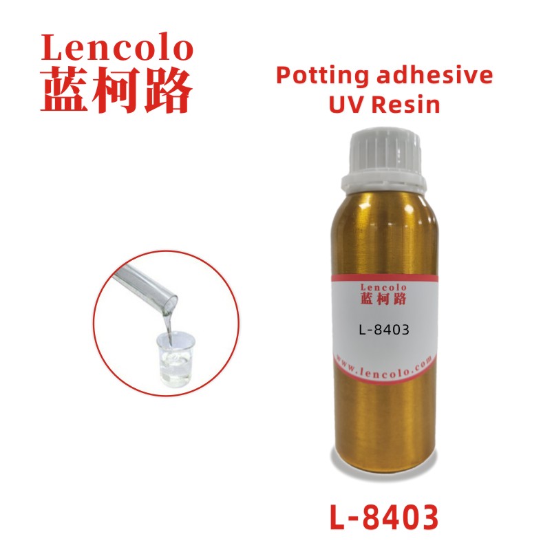 L-8403 Potting Adhesive UV Resin,specially modified polyurethane acrylic UV resin with excellent flexibility