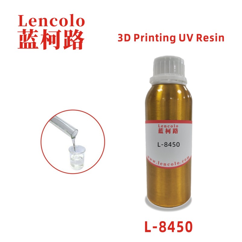 L-8450 3D Printing UV Resin, polyurethane acrylic UV resin especially for 3D printing