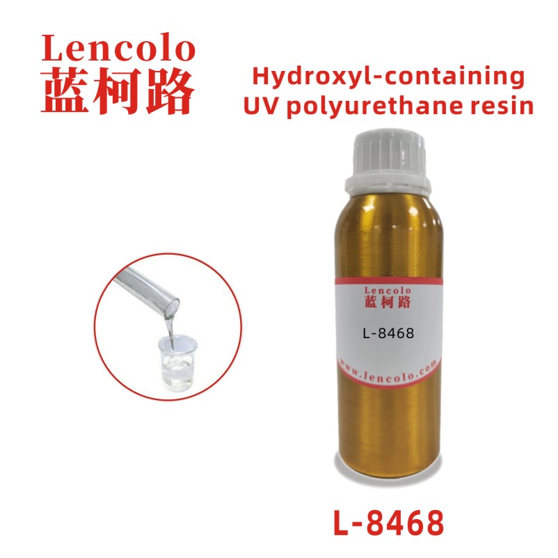 L-8468 Hydroxyl-containing UV Polyurethane Resin, Double Curing Resin can be combined with isocyanate to make dual-curing coatings or adhesives