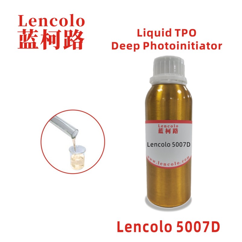 Lencolo 5007D (Liquid TPO) Liquid Tpo Deep Photoinitiator has good yellowing resistance and LED curing effect