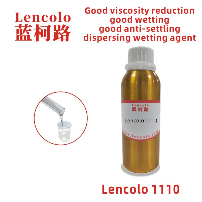 Lencolo 1110 Dispersing Wetting Agent with Good Anti-settling and viscosity reduction effect, Powder Dispersant, Anti Sedimentation Agent for  titanium dioxide and aluminum silver paste