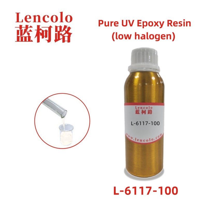 L-6117-100 Pure Pure UV Epoxy Resin (low halogen) Widely used in vacuum plating primer, wood, paper touch oil