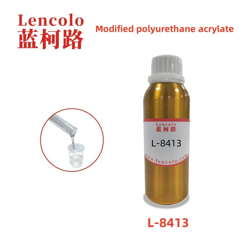 L-8413 Modified polyurethane acrylate resin recommended for the application of light-curing products such as coatings, inks, adhesives