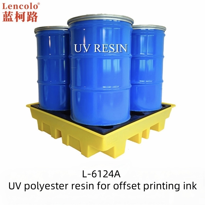 L-6124A UV polyester resin for offset printing ink